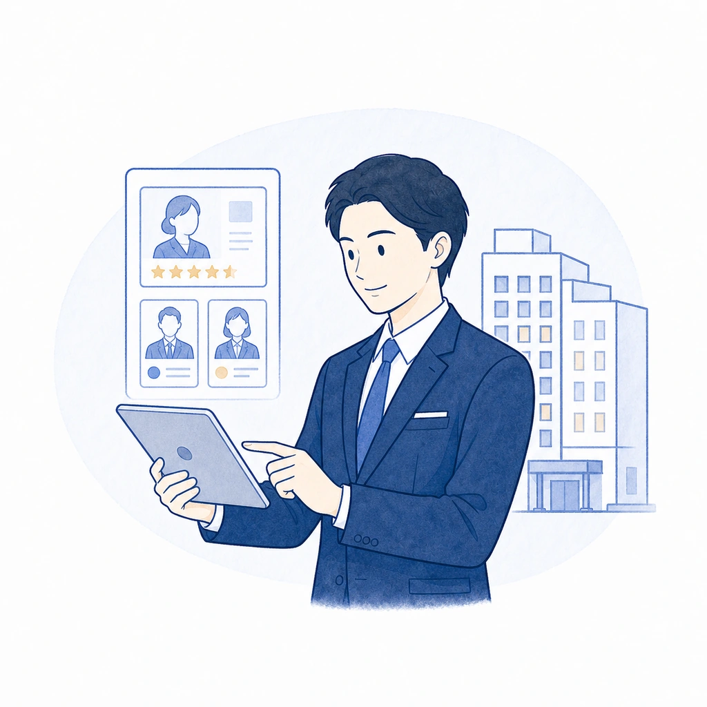 ホテル・サービス業の現場イメージ